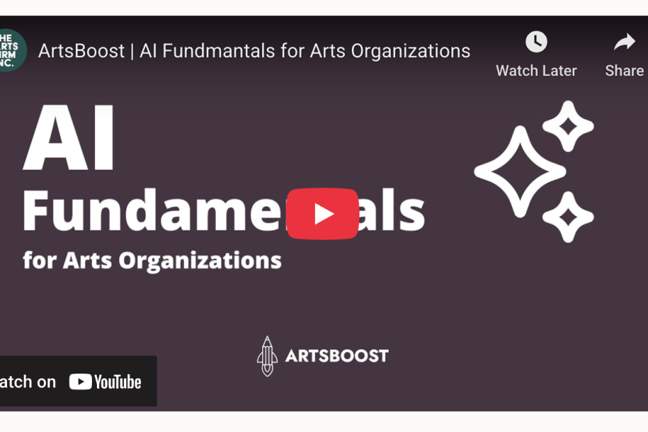 Screenshot of the AI Fundamentals Promo Video on YouTube